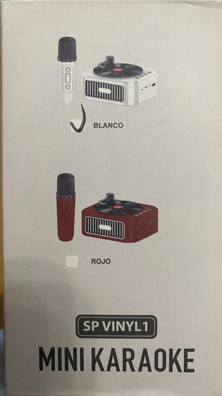 Mini Karaoke Negro y Blanco