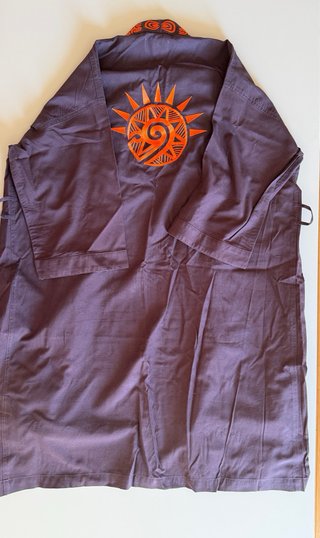 Kimono Four Seasons Estampado Sol Naranja