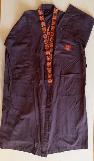 Kimono Four Seasons Estampado Sol Naranja