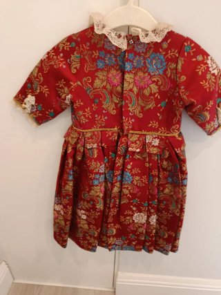 Vestido Fallera Bebé. Precio unidad