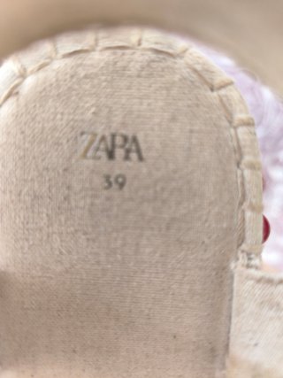 Sandalias de esparto beige