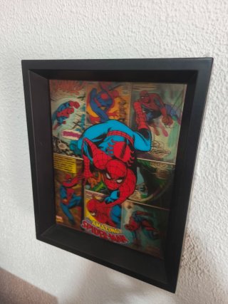 Cuadro 3D Spiderman Marvel Comics