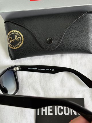 Gafas de Sol Ray-Ban Wayfarer Black/Gradient Grey
