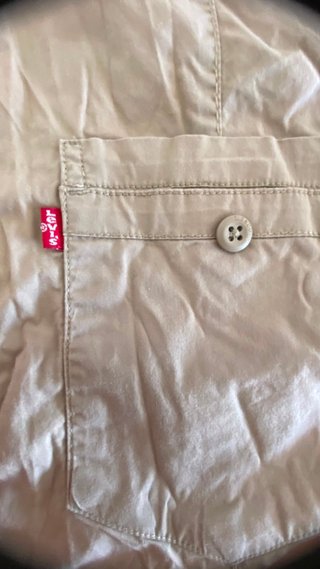 Camisa Levi's Hombre Beige Talla M