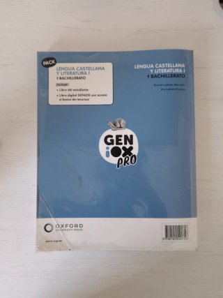 Lengua castellana y literatura I. Libro del est...