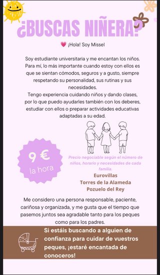 Servicio de Niñera