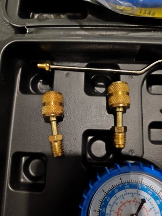 Bomba de vacío VEVOR RS-1.5 con manómetros