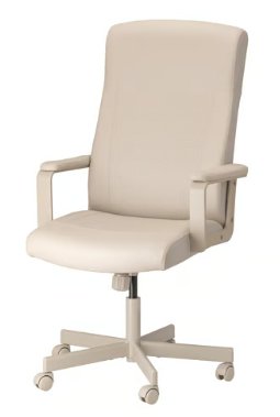 Silla de oficina IKEA beige