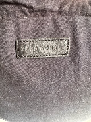 Bolso Zara Piel Búfalo Auténtica Negro