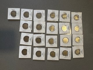 Cambio monedas conmemorativas y de curso legal de