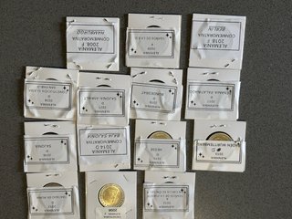 Cambio monedas conmemorativas y de curso legal de