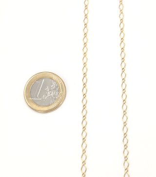 Cadena Bilbao de oro de 18k, 4.68 g, 66.5 cm.