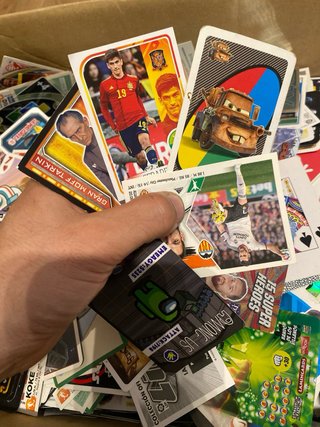 Lote de cromos de fútbol y variado