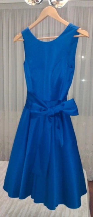Vestido fiesta azul eléctrico