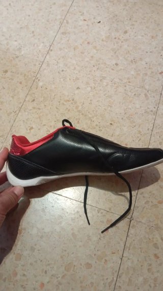 Zapatillas Puma Ferrari Future Kart Cat Negras Roj