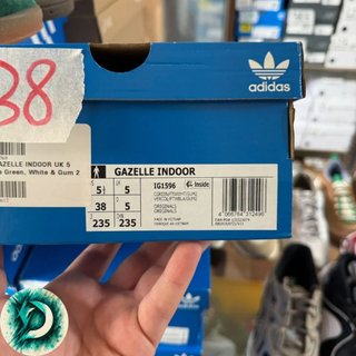 Adidas Gazelle Collegiate Green Gum 38 Verde Nuove