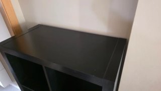 Estantería modular negra Ikea