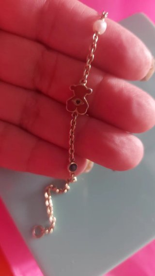 Pulsera Tous Oso y Perla plata