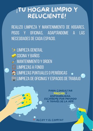 Limpieza de casas y oficinas