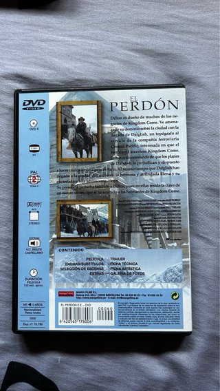 DVD El Perdón (The Claim) Edición Especial