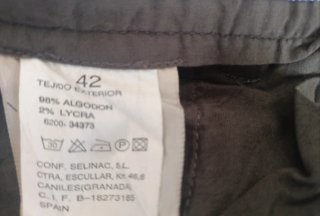 Pantalón Chino Hombre Gris ELM SPORT Nuevo