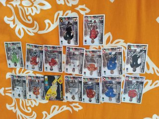 16 cartas de fútbol firmadas