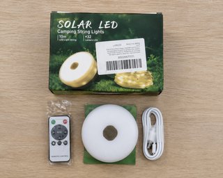 Catena Luminosa Solare LED Campeggio 10m