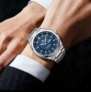 Reloj Hombre Esfera Azul