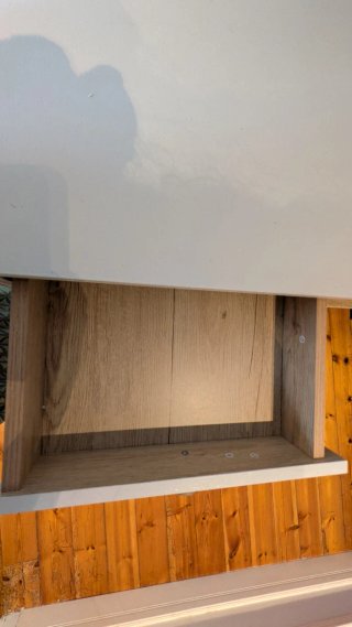 Escritorio o mesa recibidor blanca