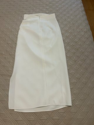 Conjunto Zara Falda y Camisa Blanca Talla XS