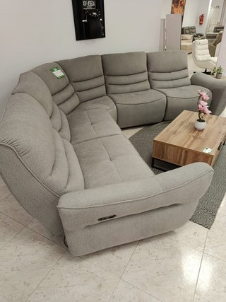 Sofá Rinconera Eléctrico Modular Gris
