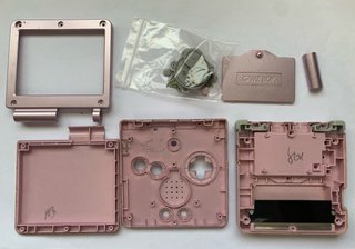 Carcasa GBA SP AGS 101 Rosa Original