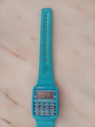 Reloj Casio Calculadora Vintage Azul