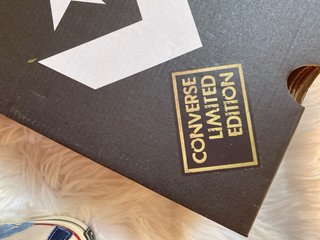 Converse Beige e Blu