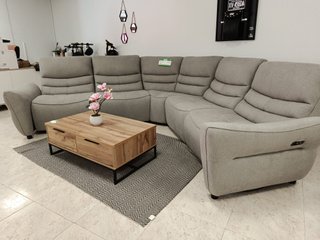 Sofá Rinconera Eléctrico Modular Gris