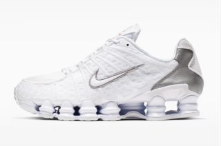 Zapatillas Nike Shox TL Blancas Plata