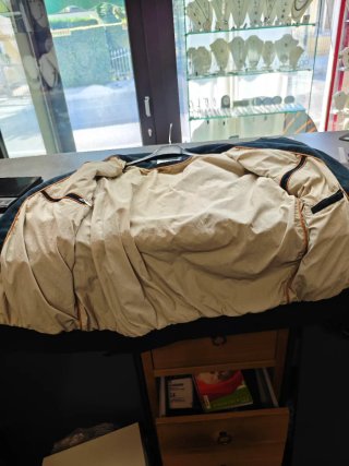 Giacca uomo bomber nera