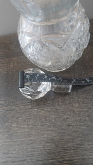 Licorera Antigua Cristal y Plata