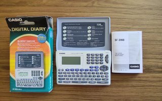Agenda Electrónica Casio SF-3990 Vintage