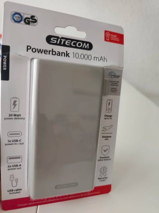 Batería Externa Sitecom 10.000 mAh