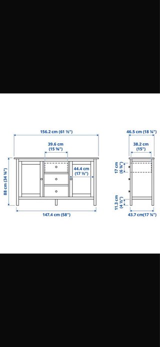 Aparador IKEA Hemnes Blanco
