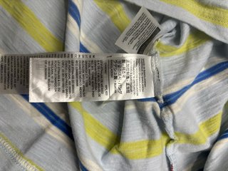Camiseta tirantes Levi's rayas azul y amarillo