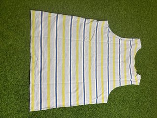 Camiseta tirantes Levi's rayas azul y amarillo