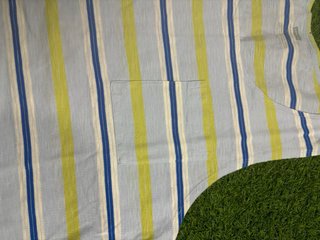 Camiseta tirantes Levi's rayas azul y amarillo