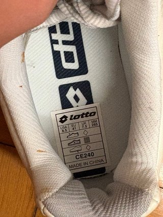 Zapatillas Lotto Blancas y Grises