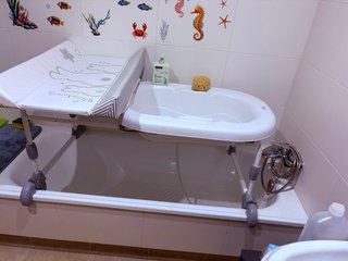 Bañera cambiador para bebé