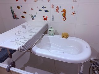 Bañera cambiador para bebé