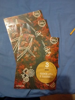 Libro Geografía e historia 3 eso