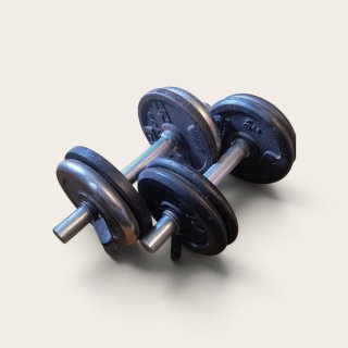 2 Mancuernas 12kg (Aprox.)