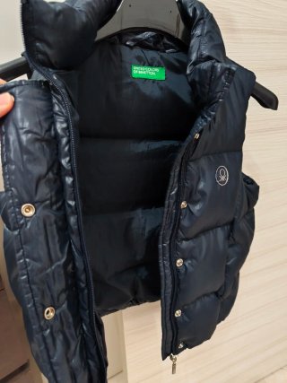 Smanicato Benetton bambina blu